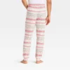 Men's "Let It Snow" Fair Isle Cozy Knit Holiday Matching Family Pajama Pants - Wondershop™ Cream -Old World Christmas GUEST 7dfd31b5 5b11 4d9f 9559 4813a21af32f