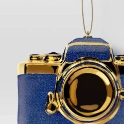 Christmas Blue Glass Camera Ornament - Wondershop™ -Old World Christmas GUEST 7e568000 c596 40eb bee3 9f40c2d9f2da