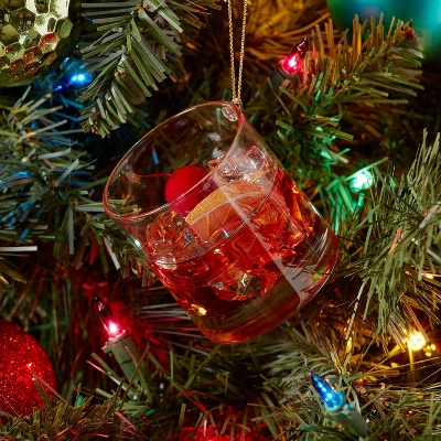 Old Fashioned Cocktail Christmas Tree Ornament - Wondershop™ 3 Old Fashioned Cocktail Christmas Tree Ornament - Wondershop™