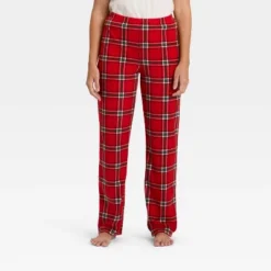 Women's Plaid Microfleece Holiday Matching Family Pajama Pants - Wondershop™ Red -Old World Christmas GUEST 851ded88 bc8c 4bb2 ade6 28126488d3ce