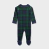 Baby Plaid Ribbed Holiday Matching Family Footed Pajamas - Wondershop™ Green -Old World Christmas GUEST 86bd61cc 9f85 458e 951e 7e974a21f226