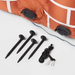 6' LED Animated Santa In Chimney Christmas Inflatable Decoration Red - Wondershop™: Festive Yard Display, Easy Setup -Old World Christmas GUEST 898c4f9d faaf 4b49 b2fc 87cddec433a7