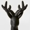 12" Plastic Sitting Deer Decorative Figurine Black - Wondershop™ -Old World Christmas GUEST 8cd27ad6 3c49 4fe0 b6cb 17072deae256