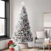 7.5' Pre-Lit Flocked Full Alberta Spruce Artficial Christmas Tree With Warm White LED Lights - Wondershop™ -Old World Christmas GUEST 8ce65c55 c28a 44ba b441 adbd0135b8d3