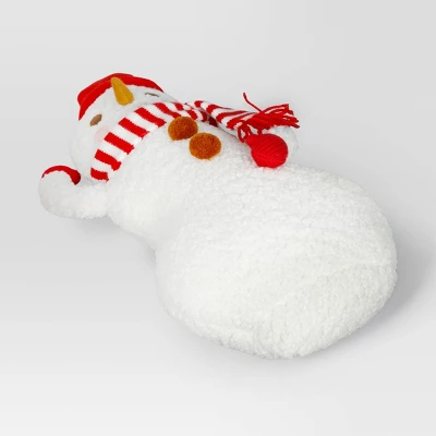 18" Christmas Snowman Pillow - Wondershop™ 4 18" Christmas Snowman Pillow - Wondershop™ - Image 2