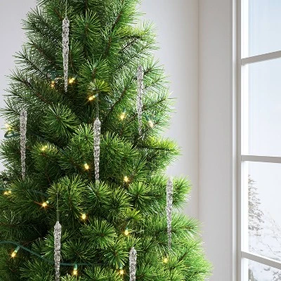 Christmas Ornament Set 10ct Acrylic Clear Icicles - Wondershop™ 3 Christmas Ornament Set 10ct Acrylic Clear Icicles - Wondershop™