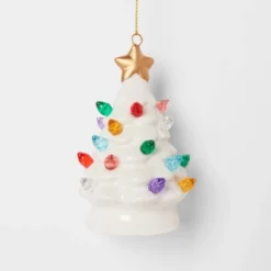 Lit Ceramic Retro Christmas Tree Ornament - Wondershop™ -Old World Christmas GUEST 93e0a82a 14b1 4acf 8643 c177f2e3b105