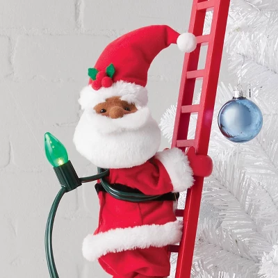 Large Climbing Santa Decorative Christmas Figurine Red - Wondershop™ 5 Large Climbing Santa Decorative Christmas Figurine Red - Wondershop™ - Image 3