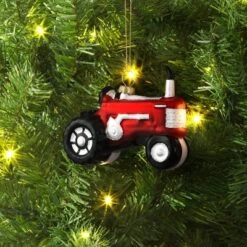 Christmas Tractor Ornament - Wondershop™