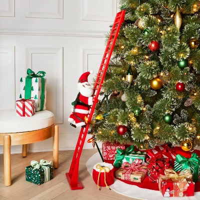 Large Climbing Santa Decorative Christmas Figurine Red - Wondershop™ 3 Large Climbing Santa Decorative Christmas Figurine Red - Wondershop™