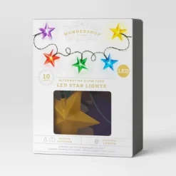 10ct LED Star Alternating Slow Fade Christmas String Lights Multicolor Green Wire - Wondershop™ -Old World Christmas GUEST a468094c d910 4bf0 ad4f 69fe6a4d44c0