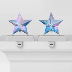 2pk Christmas Lit Iridescent Star Stocking Holder - Wondershop™ 7 2pk Christmas Lit Iridescent Star Stocking Holder - Wondershop™ -Old World Christmas GUEST a49ff8d4 0d33 4ed5 a4e8 322a795d2ed5