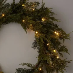 28" Pre-lit Mixed Greenery Artificial Christmas Wreath LED Warm White Lights - Wondershop™ -Old World Christmas GUEST a4c79b66 ab82 4097 b0d6 3a56a1f6eac1