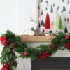 6' Mixed Greenery With Poinsettia Flowers Decorated Artificial Christmas Garland - Wondershop™ -Old World Christmas GUEST a5960146 5ff1 4437 b3b3 df1f07d17ff8