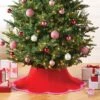 Christmas Tree Stand Collar With Scalloped Satin Edge Red/Pink - Wondershop™ -Old World Christmas GUEST a86622a1 afeb 4cc6 b5f0 ae4c547a52c6