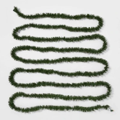 40' Pre-Lit Artificial Pine Christmas Garland Clear Lights - Wondershop™ 5 40' Pre-Lit Artificial Pine Christmas Garland Clear Lights - Wondershop™ - Image 3