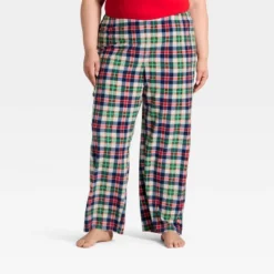 Women's Plaid Microfleece Holiday Matching Family Pajama Pants - Wondershop™ Cream -Old World Christmas GUEST ad84cec6 877c 4ade 81a7 88311e476989