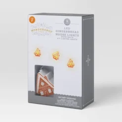 8ct LED Battery Operated Christmas Gingerbread Houses Novelty String Lights Warm White With Clear Wire - Wondershop™ 9 8ct LED Battery Operated Christmas Gingerbread Houses Novelty String Lights Warm White With Clear Wire - Wondershop™ -Old World Christmas GUEST b8f016d4 da4a 4f9f 8c8e 7e6fdc495fc0
