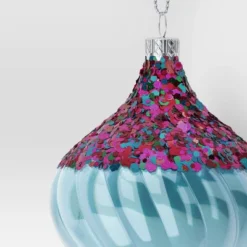 Christmas Swirl Onion Blue Ornament - Wondershop™ -Old World Christmas GUEST bdbb245e 1b97 41b8 ac0b 906152a3ae41