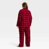 Women's Plaid Flannel Long Sleeve Shirt And Pants Holiday Matching Family Pajama Set - Wondershop™ Red/Black -Old World Christmas GUEST bde48929 1e0b 4f62 b91f b5c57b888029