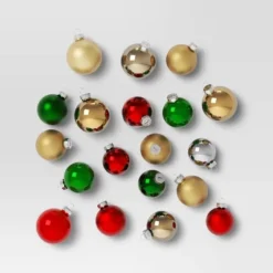 42ct Round Glass Christmas Tree Ornament Set - Wondershop™ 11 42ct Round Glass Christmas Tree Ornament Set - Wondershop™ -Old World Christmas GUEST c1a2c68b 77f7 4388 b466 a8cdb0fe84cc