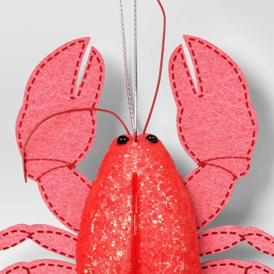 Christmas Fabric Lobster Ornament - Wondershop™ 4 Christmas Fabric Lobster Ornament - Wondershop™ - Image 2
