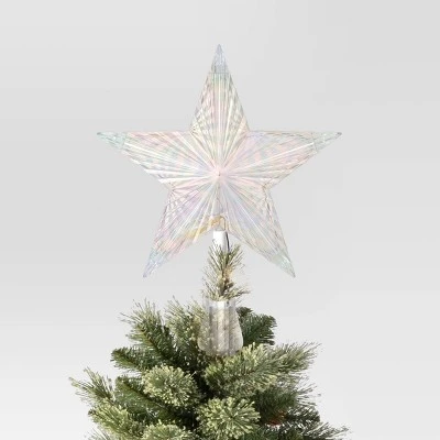 Christmas Lit 5 Point Star Tree Topper Multicolor - Wondershop™ 4 Christmas Lit 5 Point Star Tree Topper Multicolor - Wondershop™ - Image 2