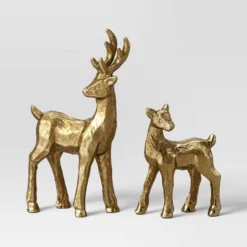 8pk Christmas Poly Animals/Trees/People Decor Set Gold - Wondershop™ -Old World Christmas GUEST c6d57324 13ff 46f6 9116 4469dca4d8d7