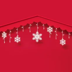 150ct Incandescent Christmas Icicle Lights With Snowflake Novelty Accent Clear Bulbs With White Wire - Wondershop™ -Old World Christmas GUEST c7d7834e 8470 421f 8abc 8c678eec80c3