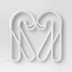 LED Animated Christmas Neon Candy Canes Forming Heart Hangable Sign White/Red - Wondershop™ -Old World Christmas GUEST c8e9f3e1 815a 4097 ad0b d06eaaccf39d