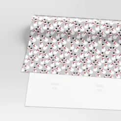 30” 25 Sq Ft Christmas Roll Wrap Snowman On Silver - Wondershop™ -Old World Christmas GUEST c9faed1e 1a13 4b33 a811 7aed944e419d