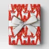 30” 20 Sq Ft Christmas Roll Wrap Scandinavian Trees And Deer On Red - Wondershop™ -Old World Christmas GUEST ca693265 008a 4594 81ab b56af5405dab