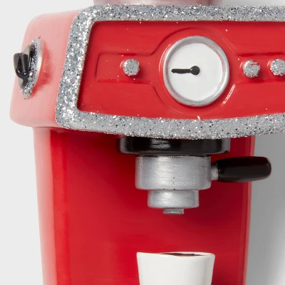 Espresso Machine Christmas Tree Ornament Red - Wondershop™ 4 Espresso Machine Christmas Tree Ornament Red - Wondershop™ - Image 2