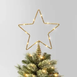 10in LED Lit Dewdrop Glitter Metal Open Star Christmas Tree Topper - Wondershop™ -Old World Christmas GUEST cd1a9f64 b76a 4076 a498 c65f10474e57