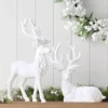 13.5" Christmas Flocked Standing Deer White - Wondershop™ -Old World Christmas GUEST ce5c1783 d99d 43cc ad0e 0f41c0b52bc7 1