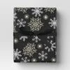 18' Christmas Fabric Ribbon Black Velvet - Wondershop™