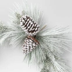 22" Pre-lit Flocked Mixed Pine With Glittered Pinecones Gold Hoop Artificial Christmas Wreath Warm White Lights - Wondershop™ -Old World Christmas GUEST d2ab4a66 3b21 4b72 ba4a 71ca4d6df79b