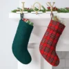 21" Christmas Woolen Yarn Dyed Fabric Stocking Red/Green Plaid - Wondershop™ -Old World Christmas GUEST daad4062 a60d 4ce6 a157 2bd5c3b0922c 1