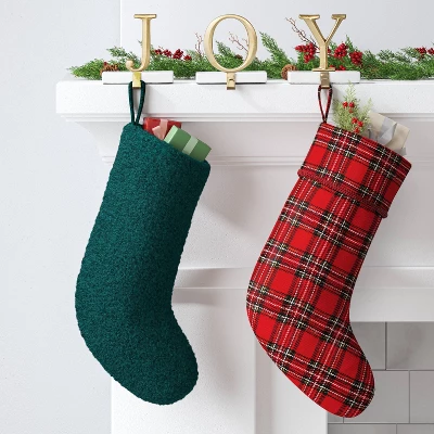 20" Faux Shearling Stocking - Wondershop™ 3 20" Faux Shearling Stocking - Wondershop™