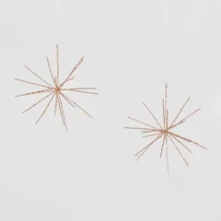 2pk 12" Battery Operated Twinkling LED Starburst Christmas Novelty Silhouette Light Warm White Lights - Wondershop™ -Old World Christmas GUEST dae09201 fe92 4f47 9a18 2e508539c1a5