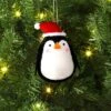 Christmas Felted Wool Penguin Ornament With Santa Hat - Wondershop™ -Old World Christmas GUEST dd846ced ec6e 4e7d 9587 153849c5a90f