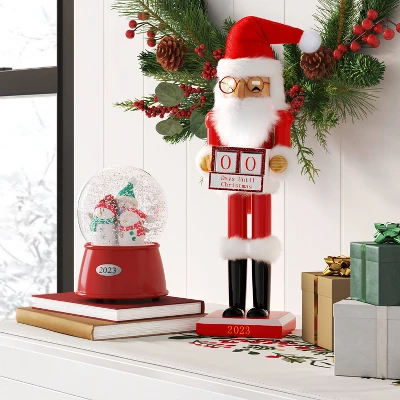 Santa Countdown Nutcracker Figure - Wondershop™ 3 Santa Countdown Nutcracker Figure - Wondershop™