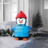 3'x4' Christmas Indoor/Outdoor Lighted Inflatable Penguin In Puffer Jacket - Wondershop™ -Old World Christmas GUEST df2b26f2 8499 40b7 b610 e9cec9e32e7f