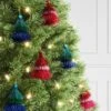 3' 5" Christmas Mini Tassel Ornament Set Green/Hot Pink/Blue - Wondershop™