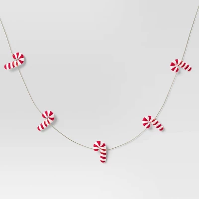 20ct LED Battery Operated Christmas Candy Cane Dew Drop Lights Warm White With Silver Wire - Wondershop™ 4 20ct LED Battery Operated Christmas Candy Cane Dew Drop Lights Warm White With Silver Wire - Wondershop™ - Image 2