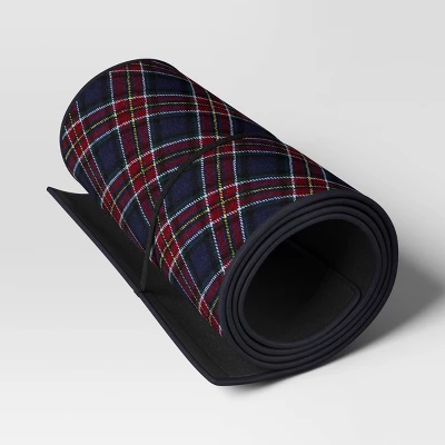 Christmas Roll Up Plaid Tree Collar Blue - Wondershop™ 4 Christmas Roll Up Plaid Tree Collar Blue - Wondershop™ - Image 2