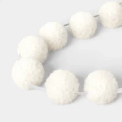 72" Christmas All White Poms Garland Ivory - Wondershop™ -Old World Christmas GUEST e6c95e4e 7e03 4c4a 8a4f d937f8e089fe