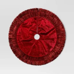 48" Christmas Tonal Tinsel Tree Skirt Red - Wondershop™ -Old World Christmas GUEST e6e1bfba f8bd 44be b2d2 8fd993ef2cb1