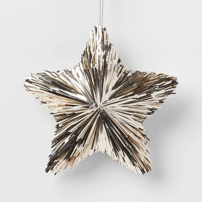 Tinsel Star Christmas Tree Ornament - Wondershop™ 6 Tinsel Star Christmas Tree Ornament - Wondershop™ - Image 4
