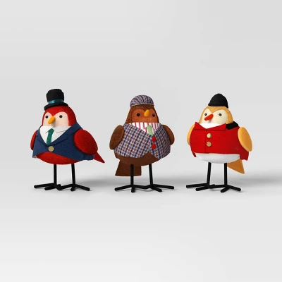 3pk Christmas Featherly Friends Decor - Wondershop™ 9 3pk Christmas Featherly Friends Decor - Wondershop™ - Image 7